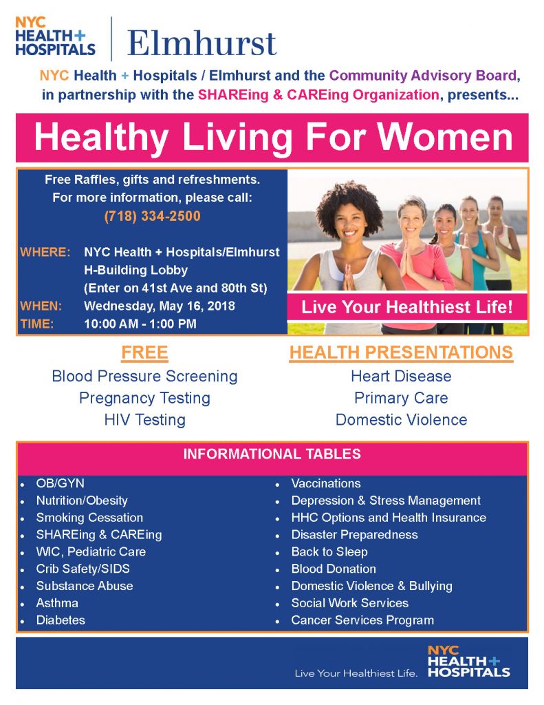 Healthy Living For Women Health Fair