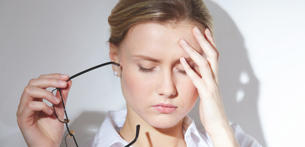 stressed woman